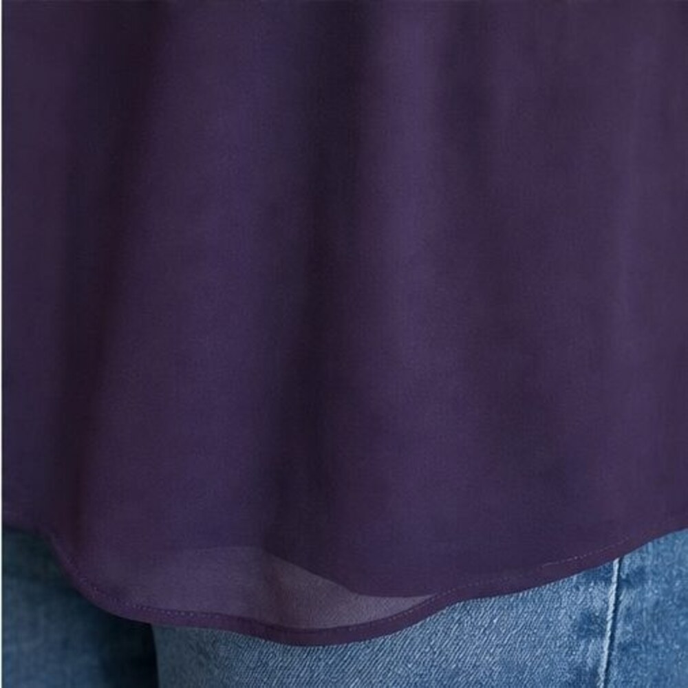 Lilac Button Blouse - Picture 6 of 6
